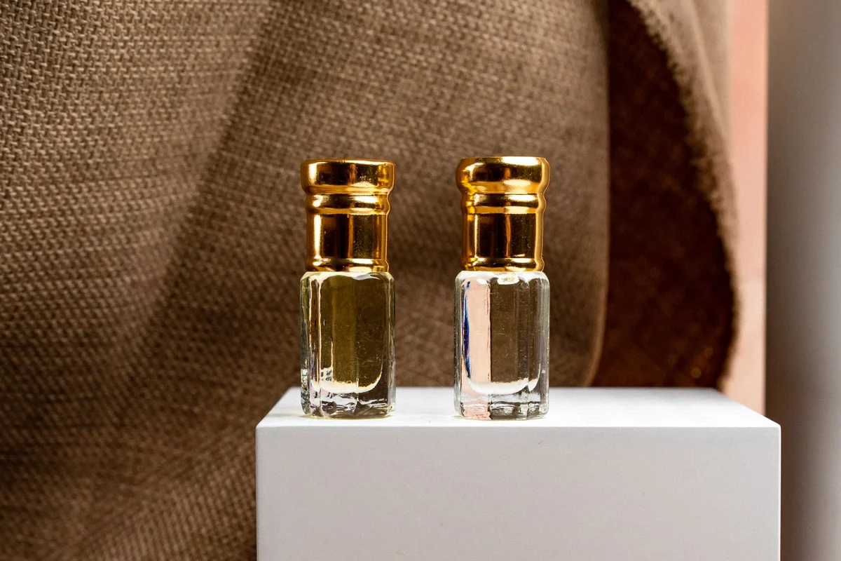 Bottle of attar as a traditional Eid gift for men